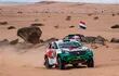 Andrea Lafarja y Eugenio Arrieta completaron su segundo Rally Dakar, en Arabia Saudí.