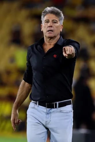 Renato Portaluppi Gaúcho, 59 años, entrenador de Flamengo.