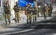 Soldados israelíes patrullan una zona de Jenin, territorios ocupados. (AFP)