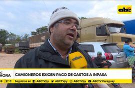 Camioneros exigen pago de gastos a Inpasa