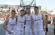 La selección paraguaya masculina de Baloncesto 3x3 en los Juegos Odesur Asunción 2022.