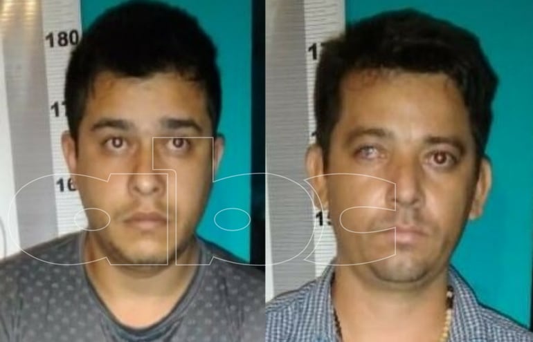 Ronny Ayala Benítez (35) y Alejandro Ariel Ayala Otazu (28), detenidos.