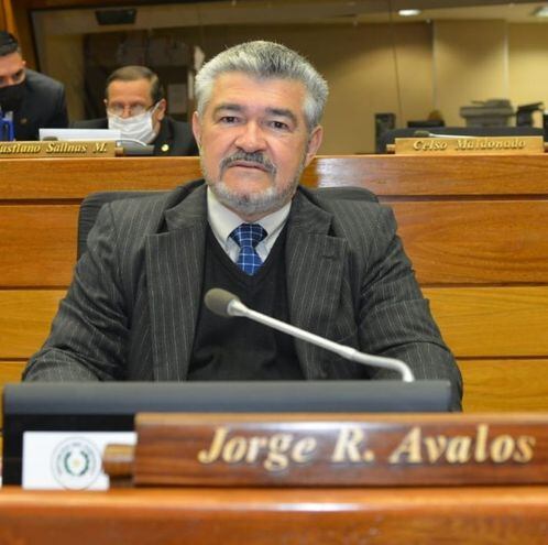 Jorge Ávalos Mariño (PLRA), autor del proyecto de ley que deroga el artículo 19 de la Ley Nº 609/95 “Que organiza la Corte Suprema de Justicia”.
