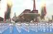 La ceremonia de botadura del portaaviones Fujian, que se suma a flota naval de China. (AFP)