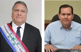 Alejo Ríos Medina (izquierda) y César Brítez (Derecha), son los posibles Gobernadores de Caaguazú.