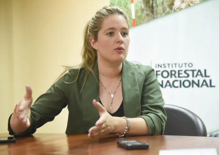 Cristina Goralewski, presidenta del Instituto Forestal Nacional.