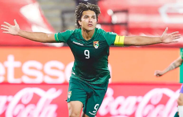 Marcelo Martins Moreno, el goleador histórico de Bolivia, que será primer rival de Paraguay en la Copa América 2021.