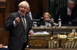 El primer ministro británico, Boris Johnson, enfrenta una rebelión en su partido. AFP