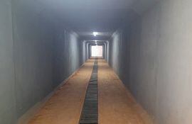 Túnel peatonal habilitado en Eusebio Ayala, que se construyó en el marco de la APP de la ruta PY02.