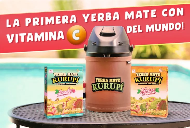 Kurupí presenta la primera yerba mate con vitamina C.