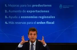 El ministro de Economía argentino, Sergio Massa, habla anuncia nuevas medidas económicas para el sector agroexportador. El instituto de estadísticas de Argentina divulga los índices de producción industrial y de la construcción de julio pasado, que encadenan varios meses de aumentos.