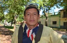 Mario Fidel González, padre del niño que falleció ahogado en un centro recreativo.