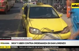 Muv y Uber contra ordenanza en San Lorenzo