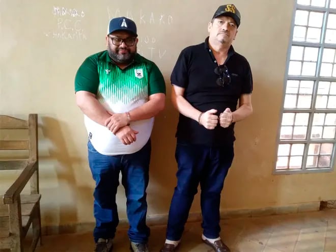 Alcides Dejesús Villasboa Peralta, alias Ropero, y Elio Balvino Ovelar Espinoza, alias Titán, trasladados de la Agrupación Especializada a la penitenciaría regional de Misiones.