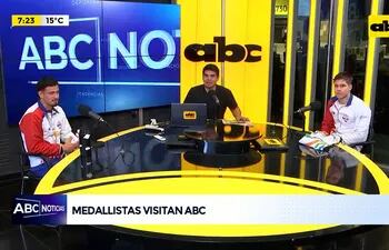 Medallistas visitan estudios de ABC