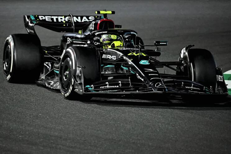 Lewis Hamilton, piloto ingles de la escudería Mercedes