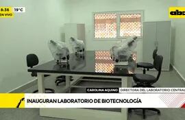 Video: Inauguran laboratorio de Biotecnología