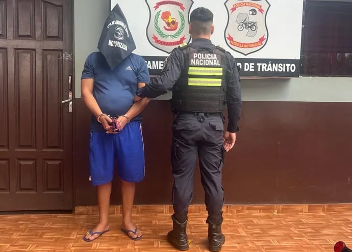 Ricardo Ariel Duarte Vera quedó detenido en la Dirección de Policía de Alto Paraná.