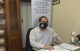 Miguel Mareco, del Sinadi, dio detalles de la protesta prevista para el martes.