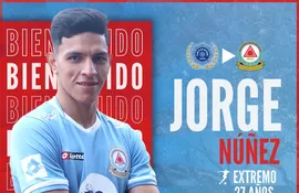 Jorge Núñez, nuevo jugador de Resistencia.