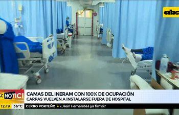 INERAM: 100% de ocupación en las camas de terapia intensiva