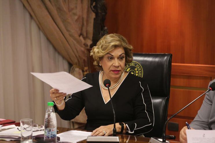 Gladys Bareiro de Módica, ministra de la Corte.