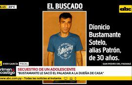 Secuestro de un adolescente en San Pedro del Paraná