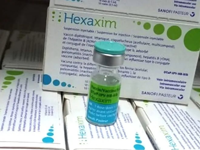 La dosis hexavalente protege contra seis enfermedades, dice el Ministerio de Salud Pública (MSPBS).