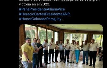 El diputado Pedro Alliana en su red social confirmó a su colega Pastor Soria en el equipo y lo lanza como candidato a gobernador