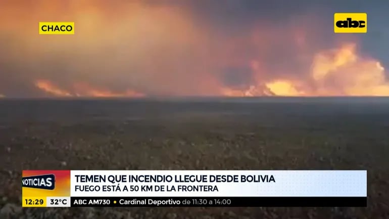 Temen que grandes incendios lleguen desde Bolivia.