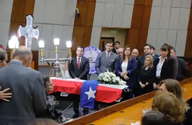 Homenaje a Evelio Fernández Arévalo en el Congreso Nacional.