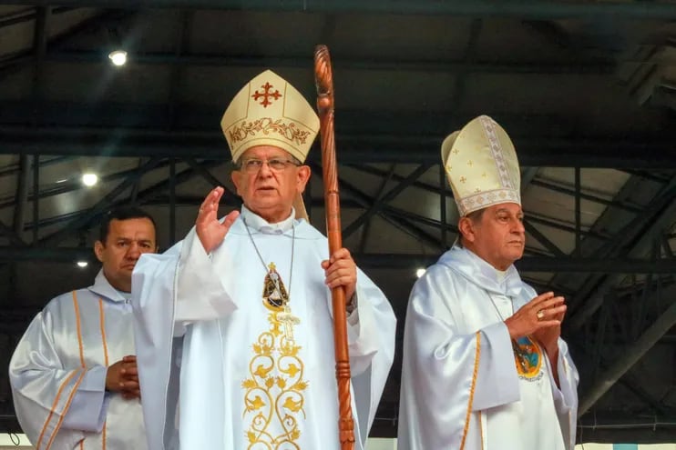 Monseñor Juan Bautista Gavilán, obispo de Coronel Oviedo. Foto extraída de Facebook.
