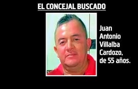 Juan Antonio Villalba Cardozo, concejal colorado de Yby Pytá, buscado por el ataque contra policías.