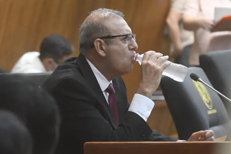 Fotografía de archivo: Erico Galeano en la sesión de la Cámara de Diputados.