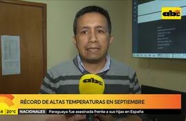 Récord de altas temperaturas en septiembre