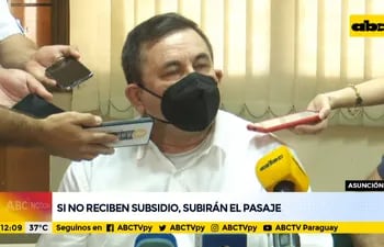 Buses internos de Asunción subirán el precio del pasaje si no reciben subsidio