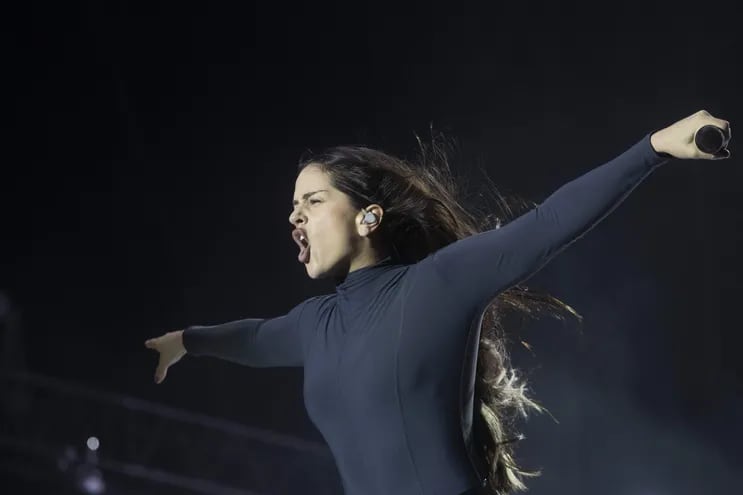 La cantante española Rosalía actúa durante el festival de música Primavera Sound Barcelona, en Barcelona (España).