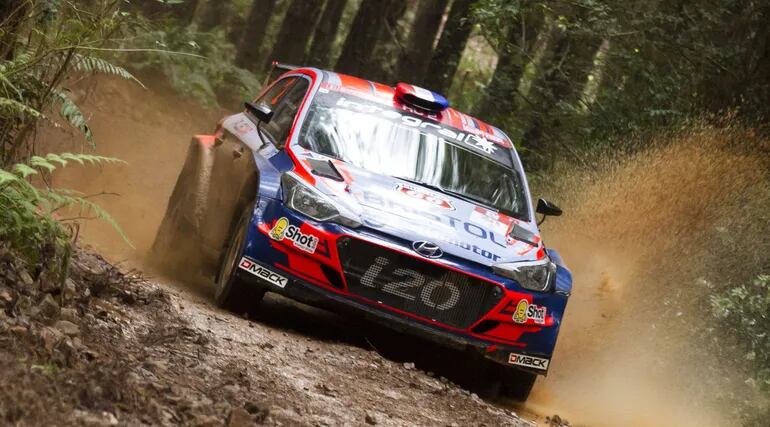 Diego Domínguez, líder del Campeonato Nacional de Rally, estará con el Hyundai i20 R5.