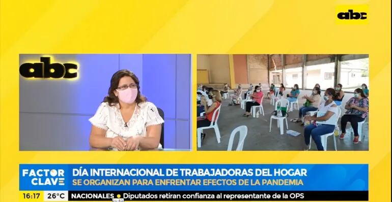 Doña Marciana Santander es oriunda de La Colmena. Vino a Asunción a los 15 años, en busca de un trabajo para ayudar a su familia. Ayer, visitó ABC TV.