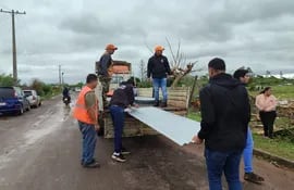 Un tornado dejó 20 viviendas destruidas en Guaicá, Santaní.