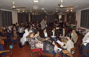 Congreso Nacional de Educación Cátolica, en el salón Benedicto XVI, del Seminario Metropolitano de Asunción.
