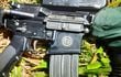 El fusil M4 calibre 5.56 que portaba Esteban Marín fue robado de los ocho militares asesinados en Arroyito en 2016.