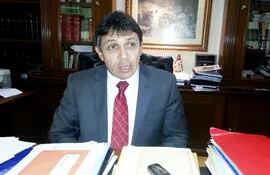 Óscar Paciello, candidato por el gremio de abogados para el Consejo de la Magistratura.
