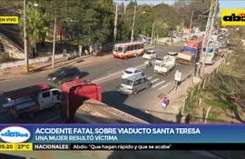Accidente fatal sobre viaducto de  Santa Teresa