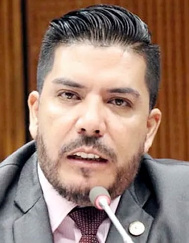 Carlos Portillo, exdiputado por el PLRA, expulsado de la Cámara de Diputados tras la divulgación de un audio filtrado.