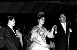 La reina del folclore en 1968 fue la señorita Alice Meza Bría.