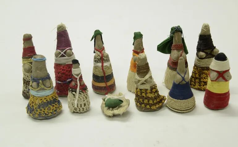 Las muñecas elaboradas por las Mujeres Nivacchei serán parte del relato de "Ellas estaban aquí, están aquí".