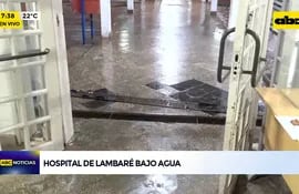 Video: Hospital de Lambaré bajo agua