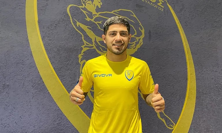 Sergio Ismael Díaz anotó ayer un gol para el Panaitolikos
