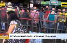 Semana Santa: Intenso movimiento en la Terminal de Ómnibus